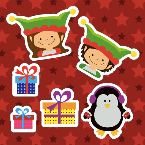 Sticky Navidad Duendes Santamx Stickers Manualidades Electroestático Vinil Iferjoz Window De CerdWxQEBo