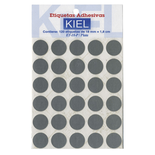 Foto de Etiqueta adhesiva Kiel circular con 168 etiquetas 