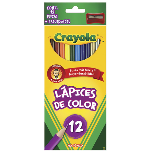 Foto de Lápices de Colores Crayola con 12 piezas 