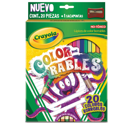 Foto de Lápices De Colores Crayola Borrables C/20 Crayola 68-4420 