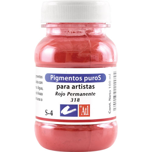 Foto de Pigmento Puro Atl S-4 Rojo Permanente 100ML 